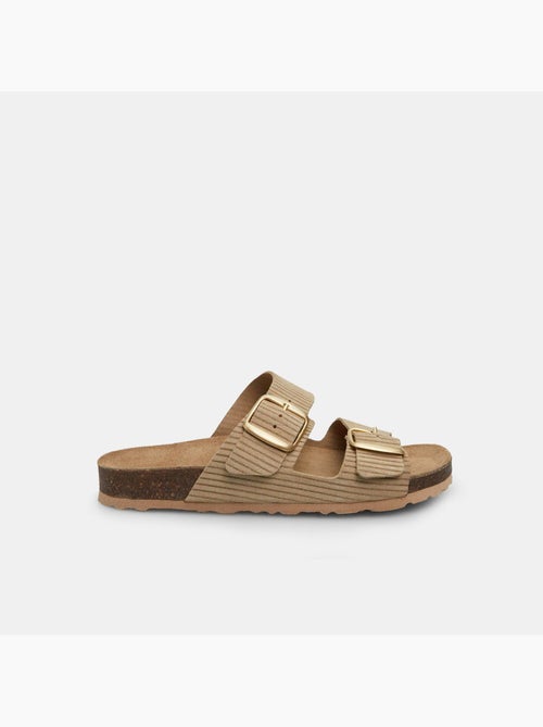 Mules en daim - Kiabi