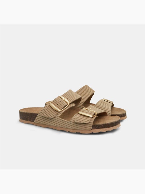 Mules en daim - Kiabi