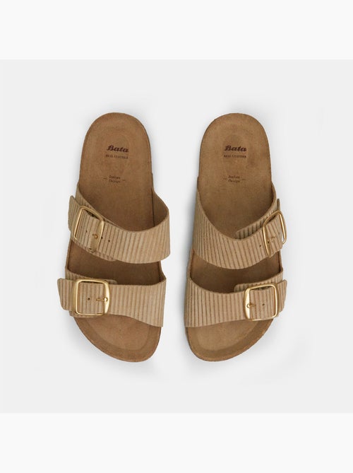 Mules en daim - Kiabi