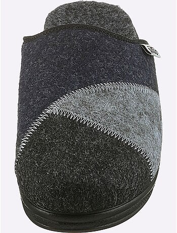 Mules en feutre à design patchwork avec semelle rembourrée - taille standard - witt