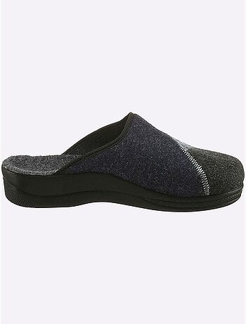 Mules en feutre à design patchwork avec semelle rembourrée - taille standard - witt