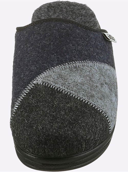 Mules en feutre à design patchwork avec semelle rembourrée - taille standard - witt - Kiabi