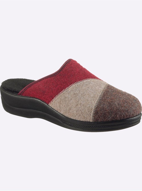 Mules en feutre avec semelle intérieure rembourrée et design patchwork - taille standard - witt - Kiabi Mules en feutre avec semelle intérieure rembourrée et design patchwork - taille standard - witt - Kiabi