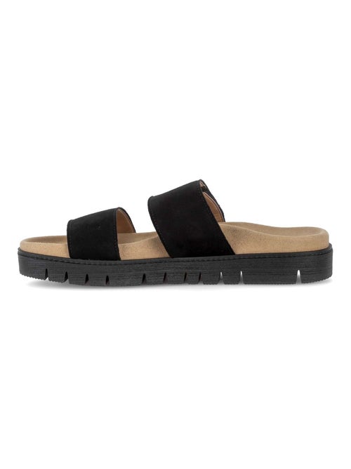Mules  en nubuck - Kiabi