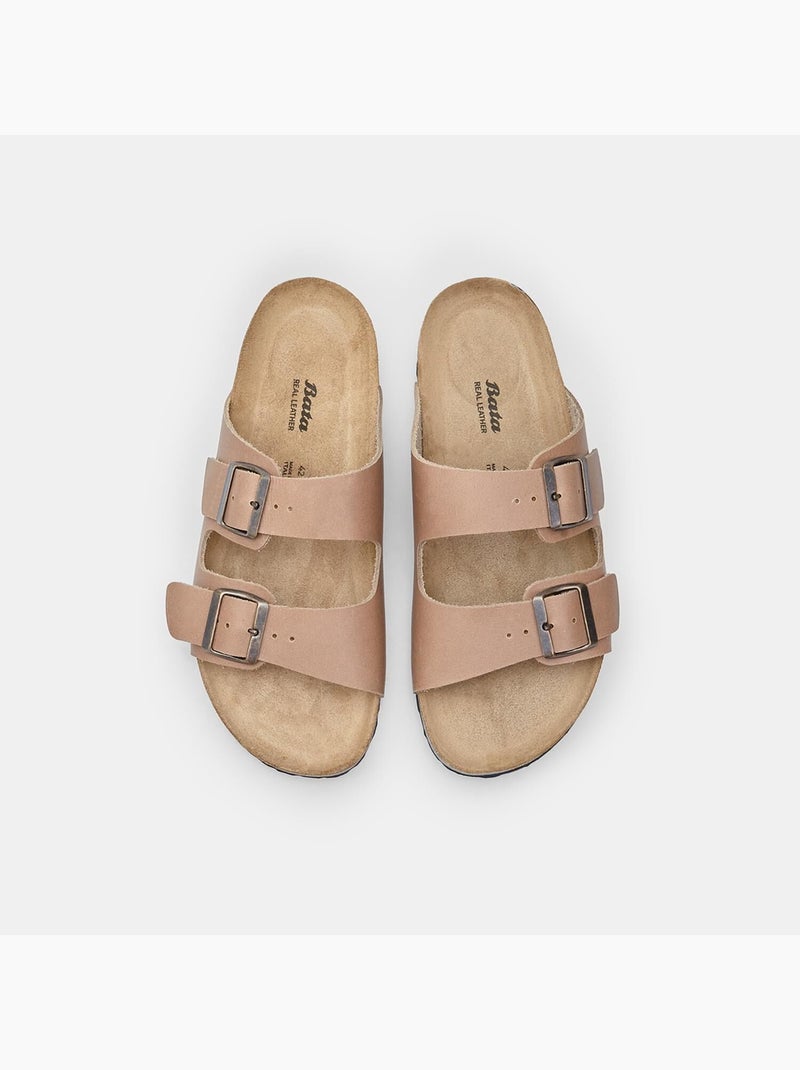 Mules en Nubuck pour Homme BATA Marron - Kiabi