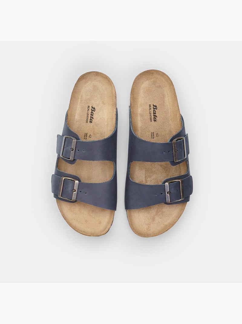 Mules en Nubuck pour Homme BATA Noir - Kiabi