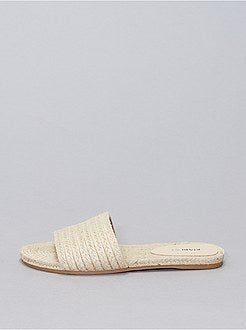 Mules en paille - Kiabi
