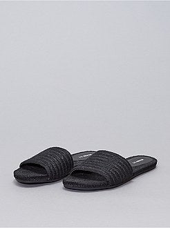 Mules en paille - Kiabi