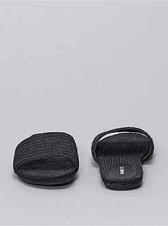 Mules en paille - Kiabi