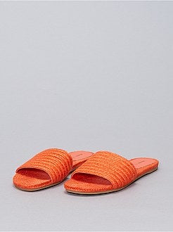 Mules en paille - Kiabi