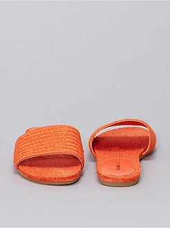 Mules en paille - Kiabi