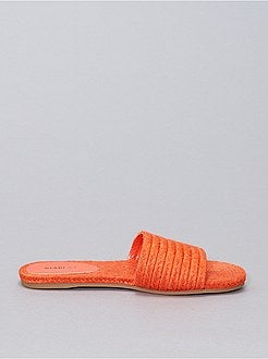 Mules en paille - Kiabi