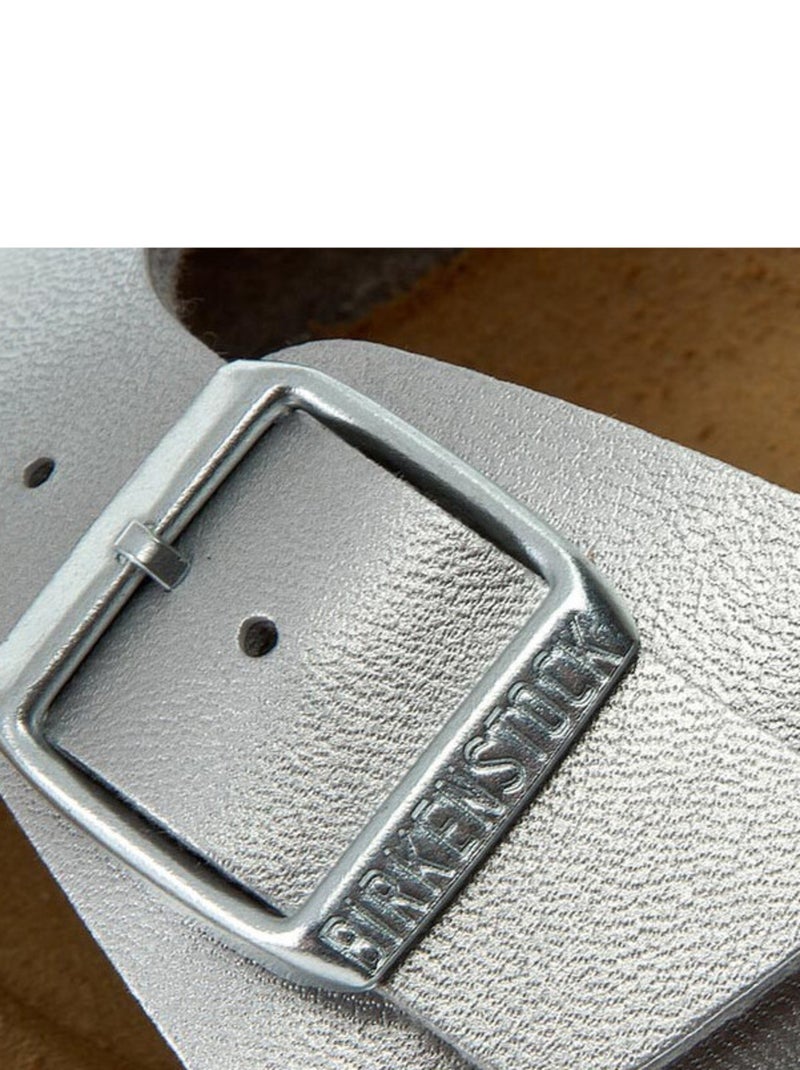 Mules en Synthétique Birkenstock Argent - Kiabi