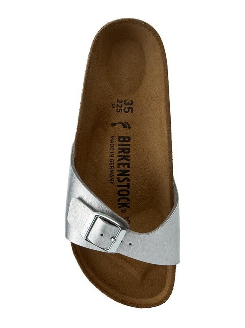 Mules en Synthétique Birkenstock Argent - Kiabi