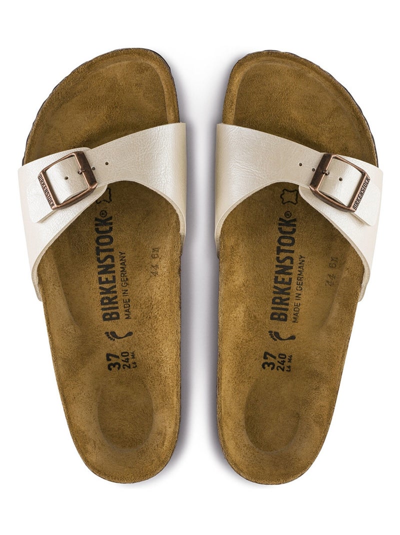 Mules en Synthétique Birkenstock Blanc - Kiabi
