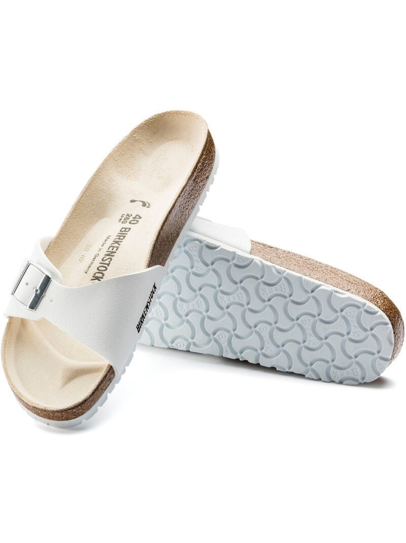 Mules en Synthétique Birkenstock Blanc - Kiabi
