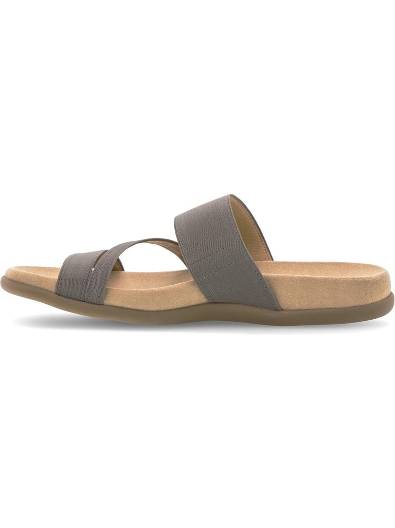 Mules  en textile Marron - Kiabi