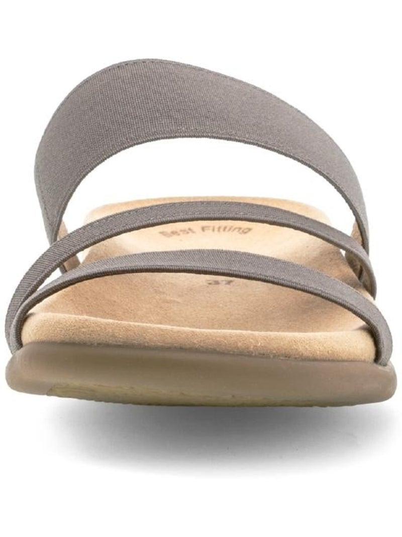 Mules  en textile Marron - Kiabi