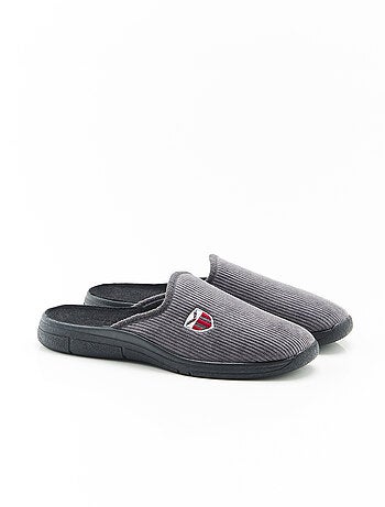Mules en velours côtelé - Damart