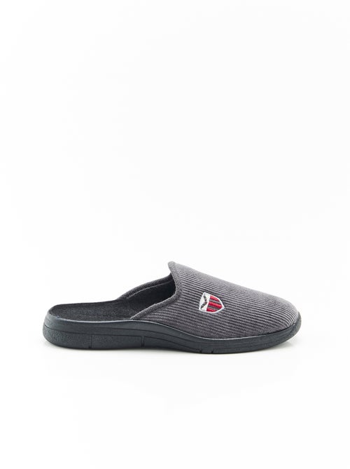 Mules en velours côtelé - Damart - Kiabi