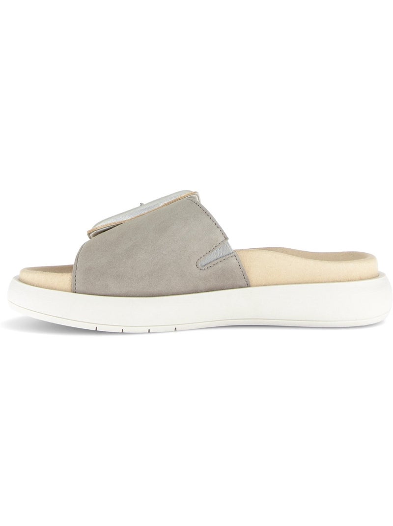 Mules  en velours Vert - Kiabi