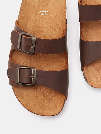 Mules en véritable cuir BATA