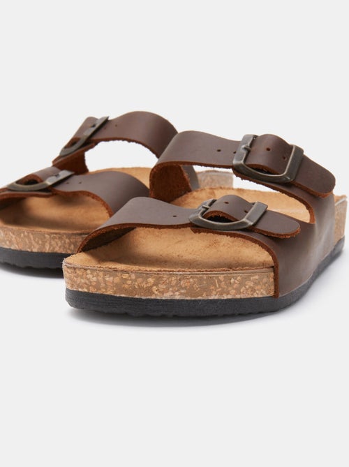 Mules en véritable cuir BATA - Kiabi