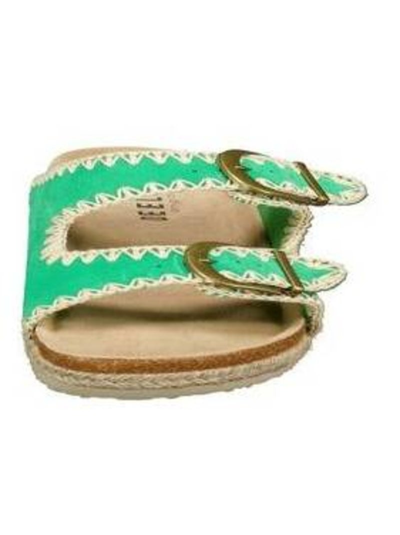 Mules estivales  'Deeluxe' Vert - Kiabi