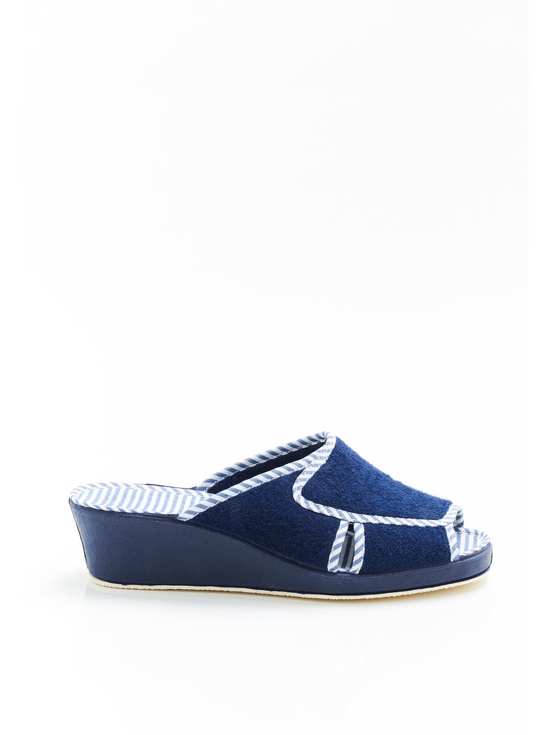 Mules fantaisie - Damart Bleu - Kiabi