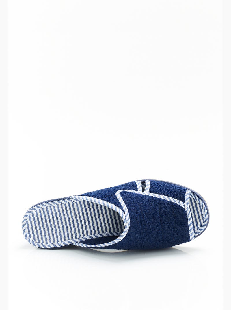 Mules fantaisie - Damart Bleu - Kiabi