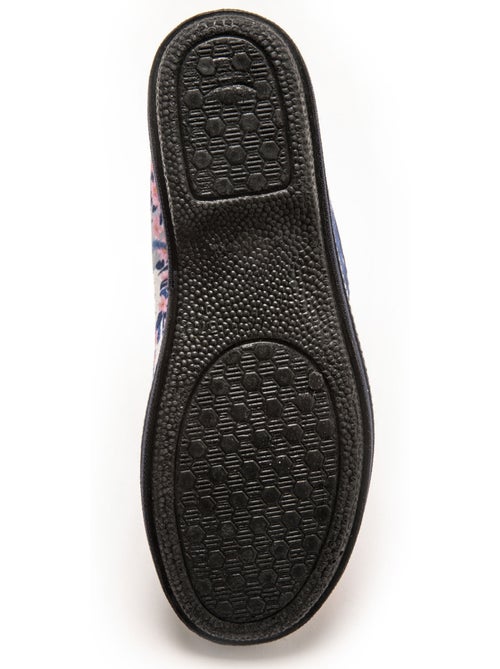 Mules fantaisie coton et éponge - PEDICONFORT - Kiabi
