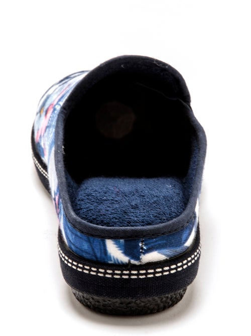 Mules fantaisie coton et éponge - PEDICONFORT - Kiabi