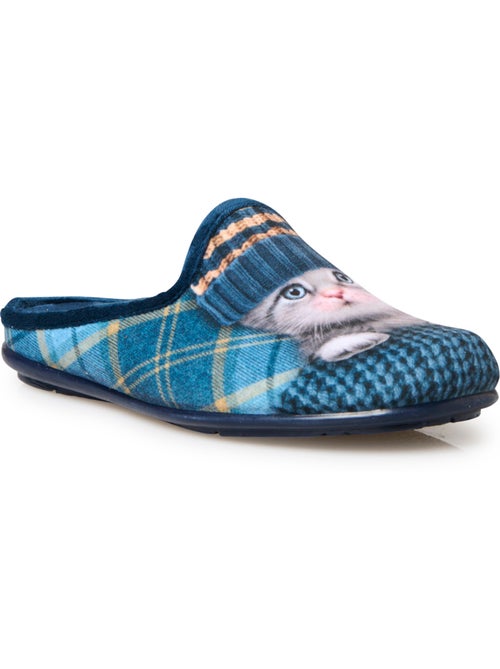 Mules fantaisie motif chat ou chien - PEDICONFORT - Kiabi