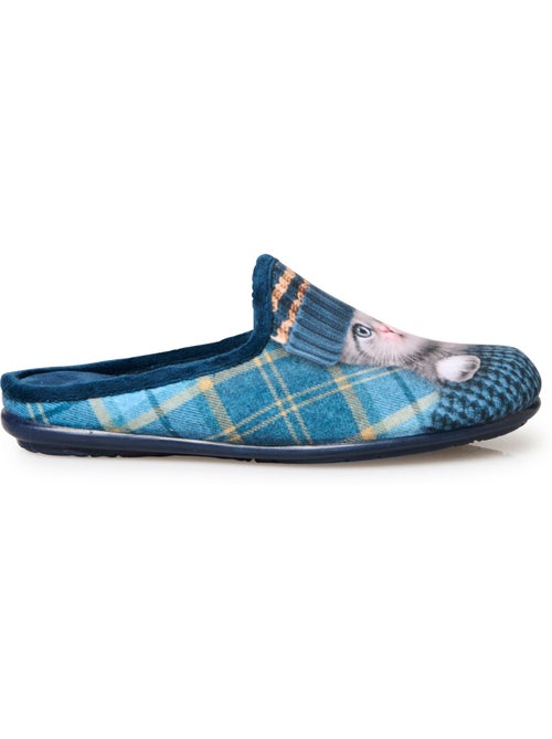 Mules fantaisie motif chat ou chien - PEDICONFORT - Kiabi