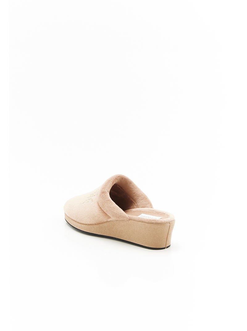 Mules fantaisie strassée - Damart Marron - Kiabi