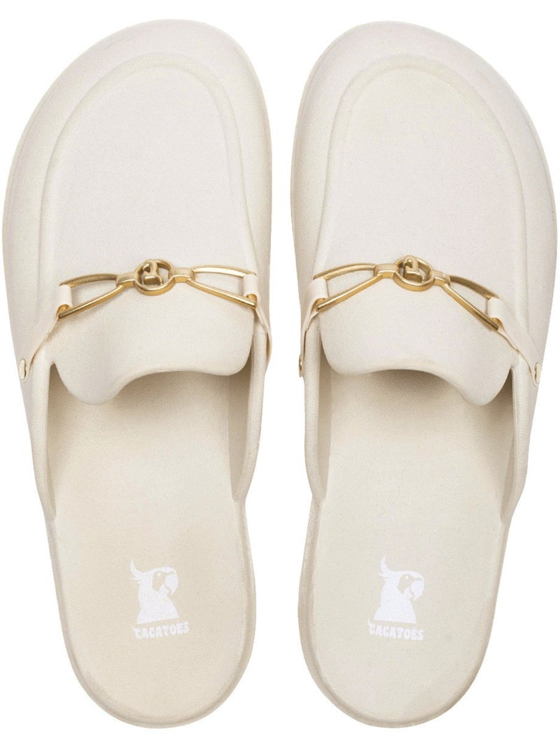 Mules Femme CAMPOS CLASSIC Craie - Kiabi
