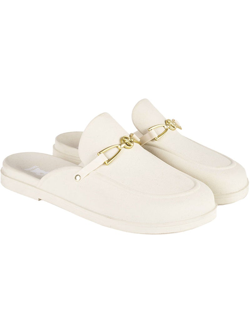 Mules Femme CAMPOS Craie - Kiabi