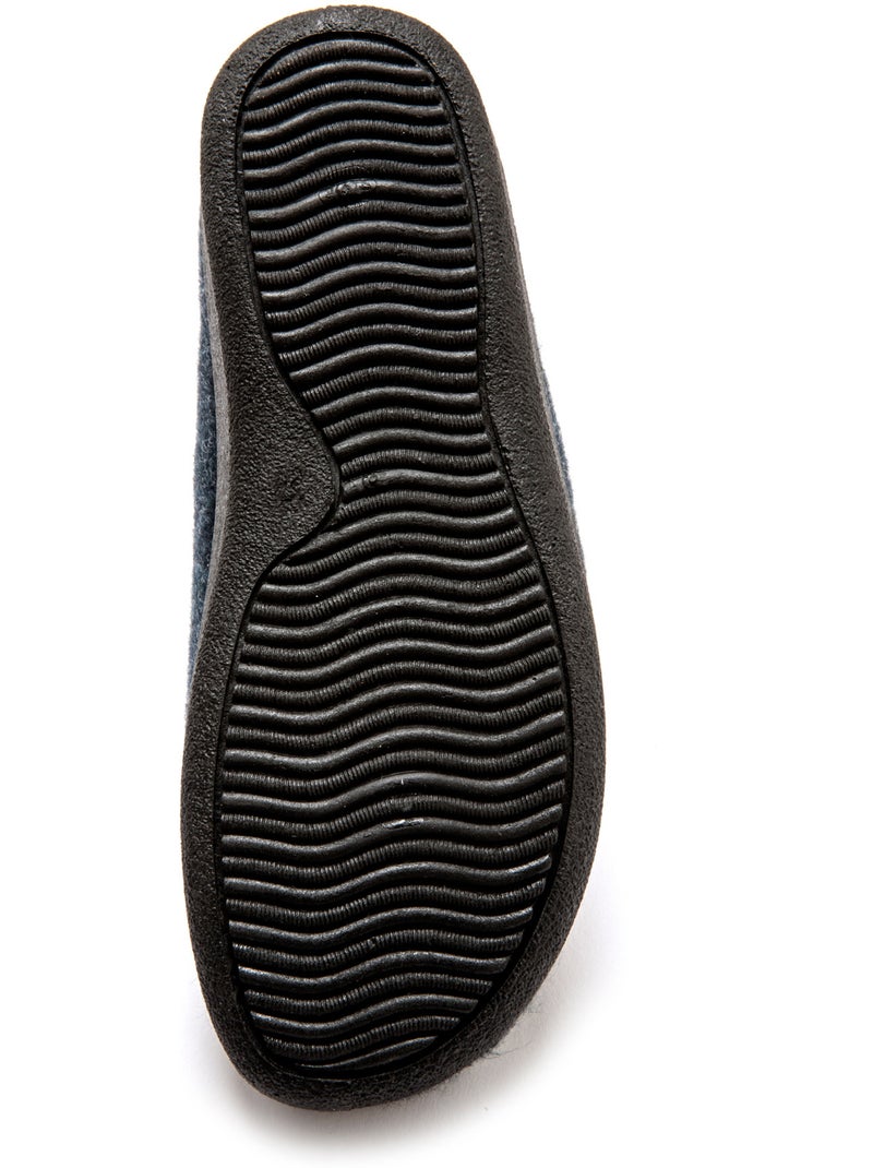 Mules fourrées fantaisie - PEDICONFORT Bleu marine - Kiabi