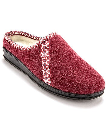 Mules fourrées fantaisie