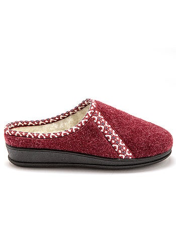 Mules fourrées fantaisie