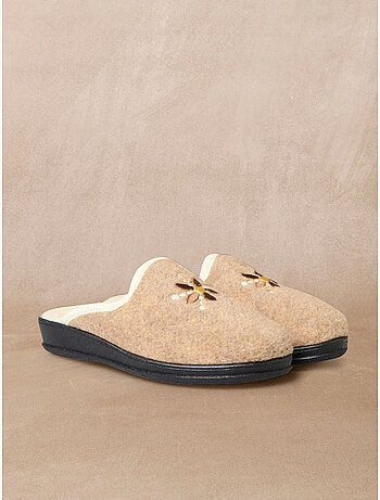 Mules fourrées laine - PEDICONFORT