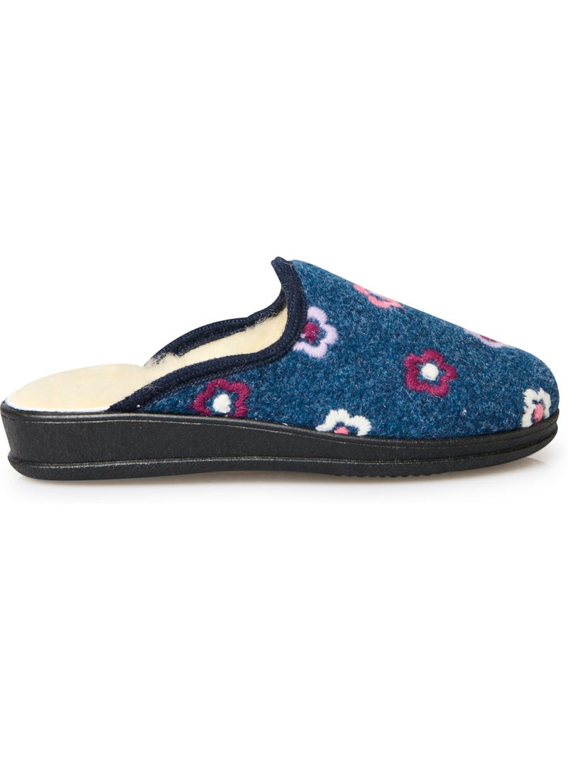 Mules fourrées laine - PEDICONFORT Bleu - Kiabi