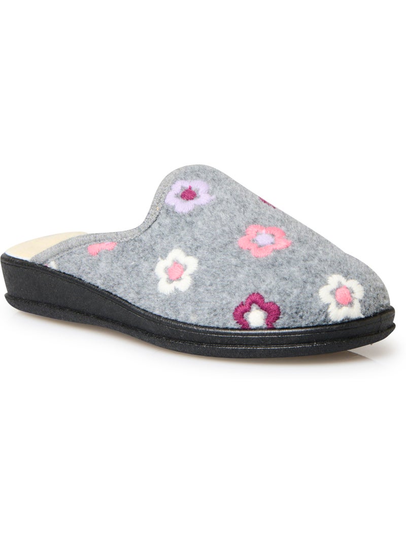 Mules fourrées laine - PEDICONFORT Gris clair - Kiabi