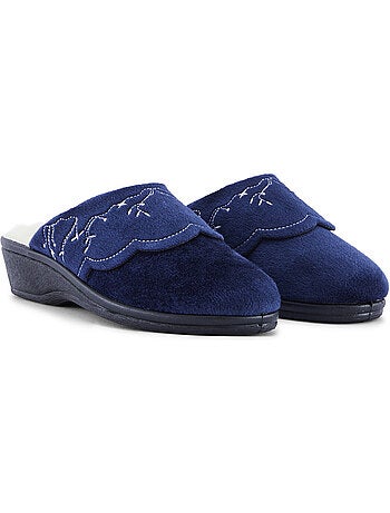 Mules fourrées laine femme - PEDICONFORT