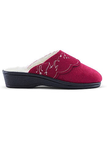 Mules fourrées laine femme - PEDICONFORT