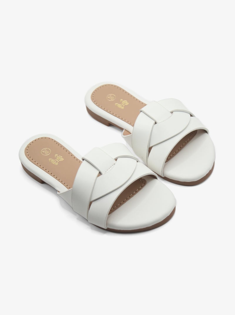 Mules habillées Blanc - Kiabi