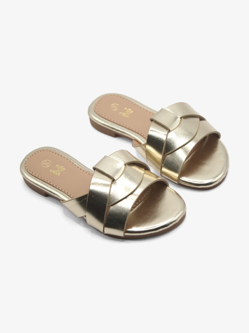 Mules habillées Jaune - Kiabi