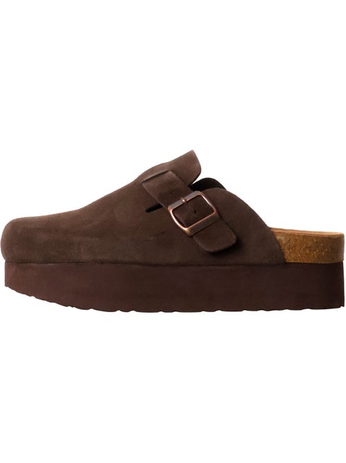 Mules Haute Cuir Findlay - Kiabi