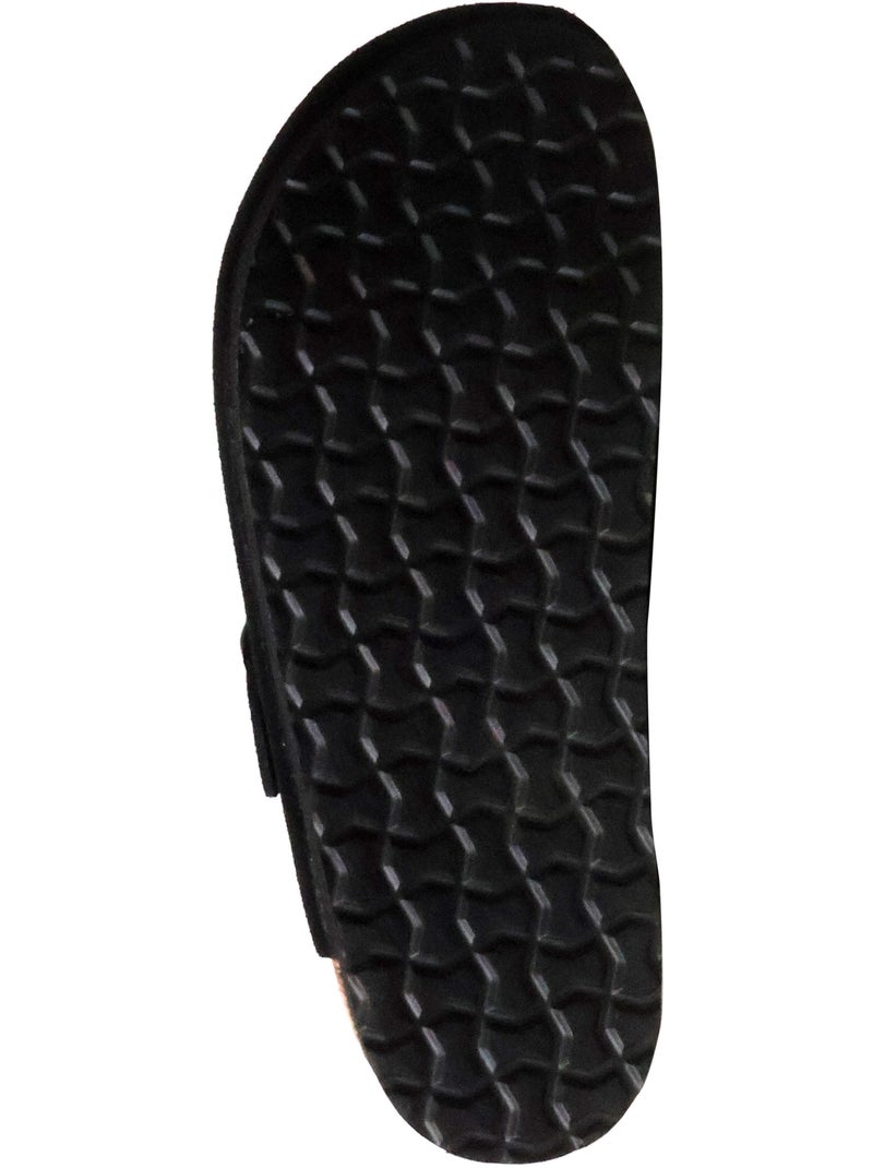 Mules Haute Cuir Findlay Noir - Kiabi