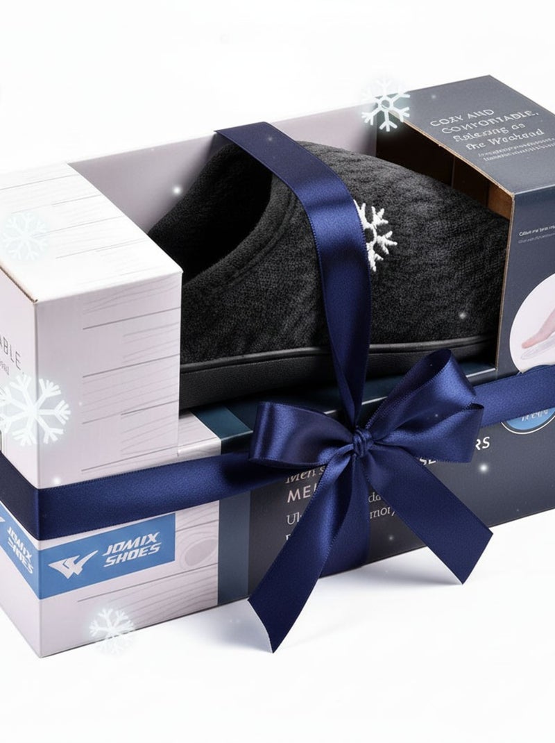 Mules homme hiver fourrées NU10927 Bleu marine - Kiabi